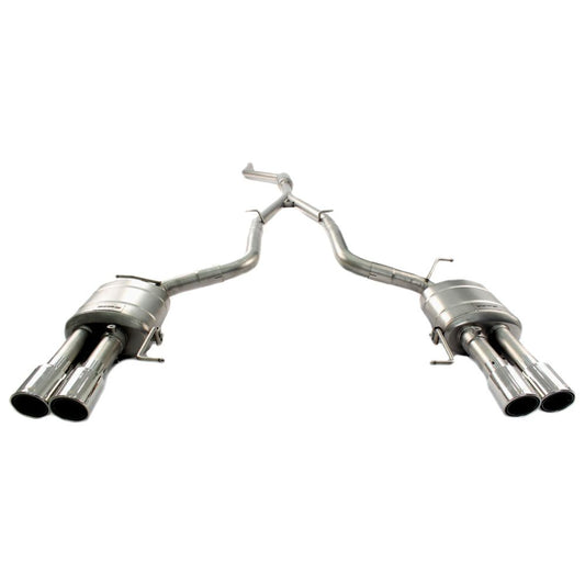 2011-2016 Bmw 5-Series Valved Sport Exhaust System | F10/F11 Stainless Steel / Chrome Tips