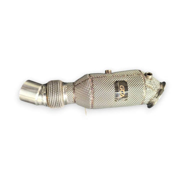 2011 2016 BMW 535i Downpipe | F07/F10/F11 Yes Heat Shield / 200 Cell Euro 6 Sport High Flow Cat Downpipes