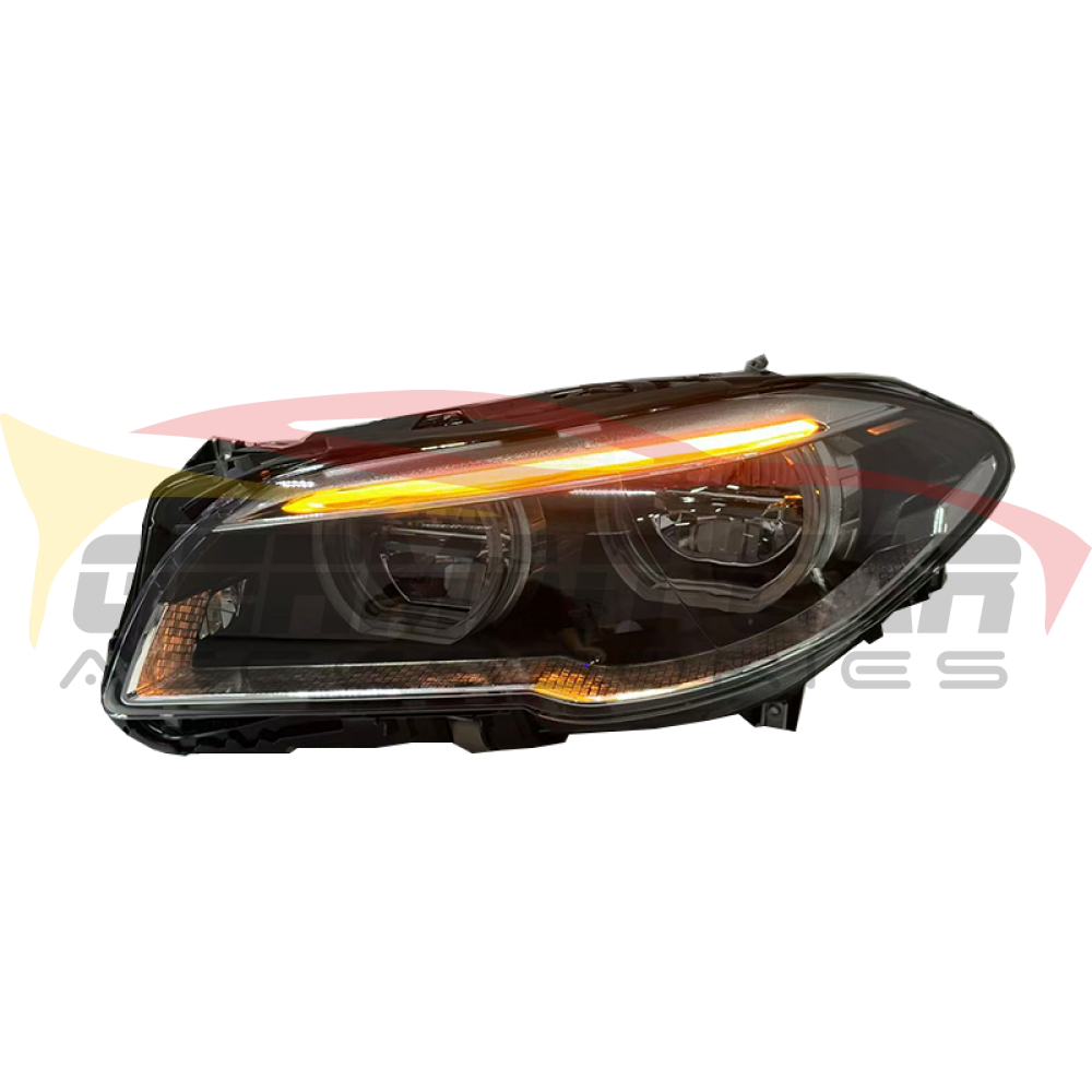 2011-2016 BMW M5/5-Series Yellow-White DRL Headlights | F10 - Headlights