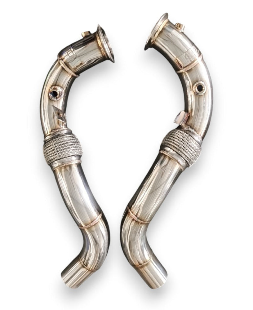 2009-2017 BMW 550i Downpipes | F07/F10/F11 No Heat Shield / Racing Downpipe (No Cat) Downpipes