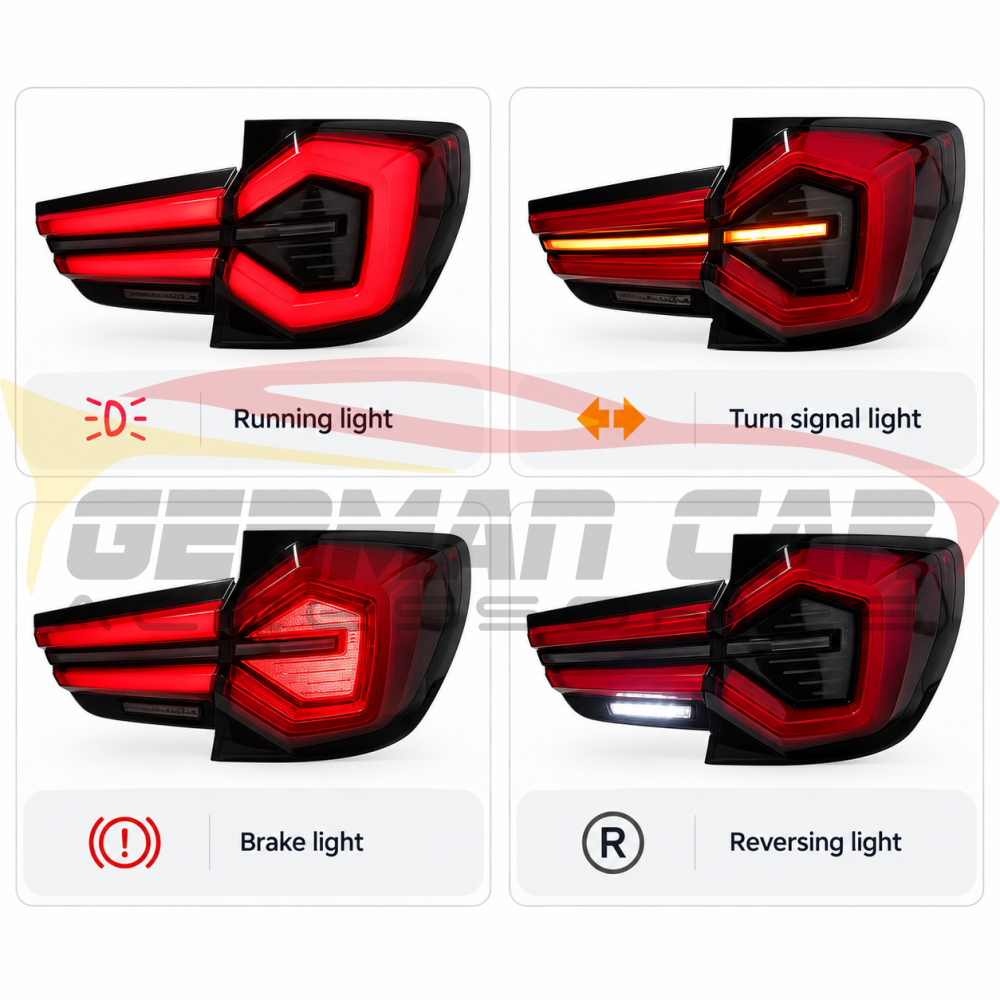 2011-2017 BMW X3 G01 Style LED Taillights | F25 - Taillights