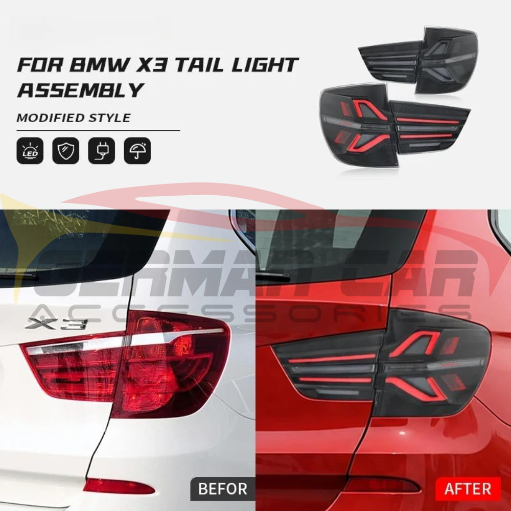 2011-2017 BMW X3 Upgrade Style Taillights | F25 - Taillights