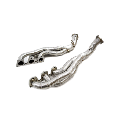 2011-2018 Audi A8 Supercharged Headers | D4/D4.5 Yes Heat Shield Front Race Pipes