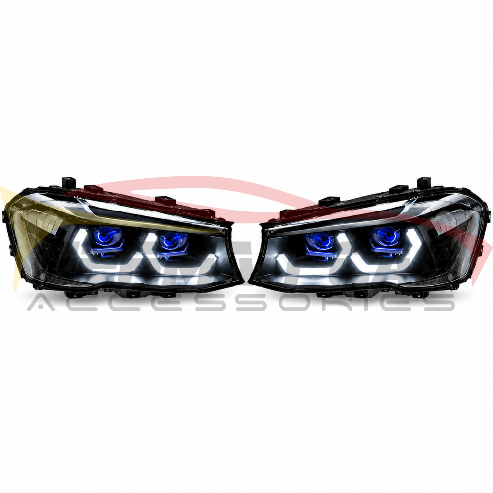 2011-2018 BMW X3/X4 3-Colors DRL Ikon Style LED Headlights | F25/F26 - Headlights