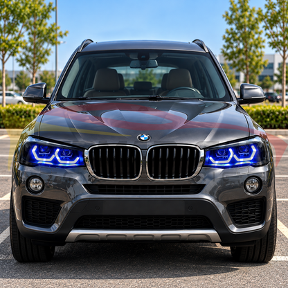 2011-2018 BMW X3/X4 3-Colors DRL Ikon Style LED Headlights | F25/F26 - Headlights