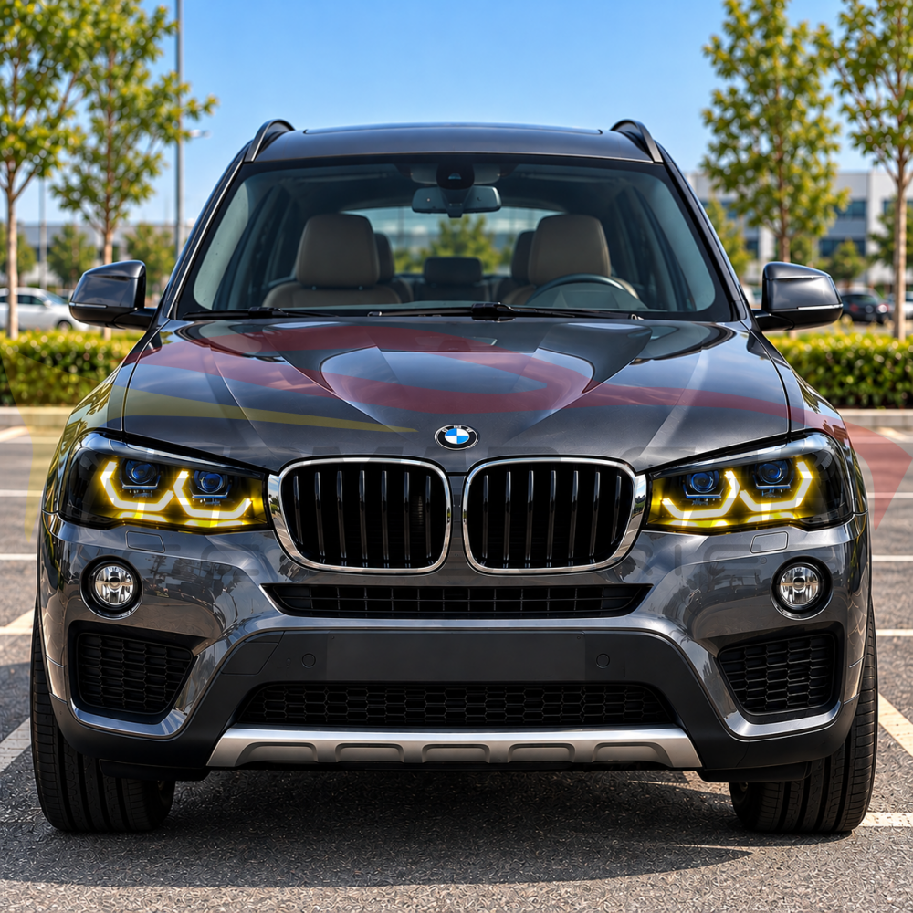 2011-2018 BMW X3/X4 3-Colors DRL Ikon Style LED Headlights | F25/F26 - Headlights