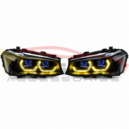 2011-2018 BMW X3/X4 3-Colors DRL Ikon Style LED Headlights | F25/F26 - Headlights