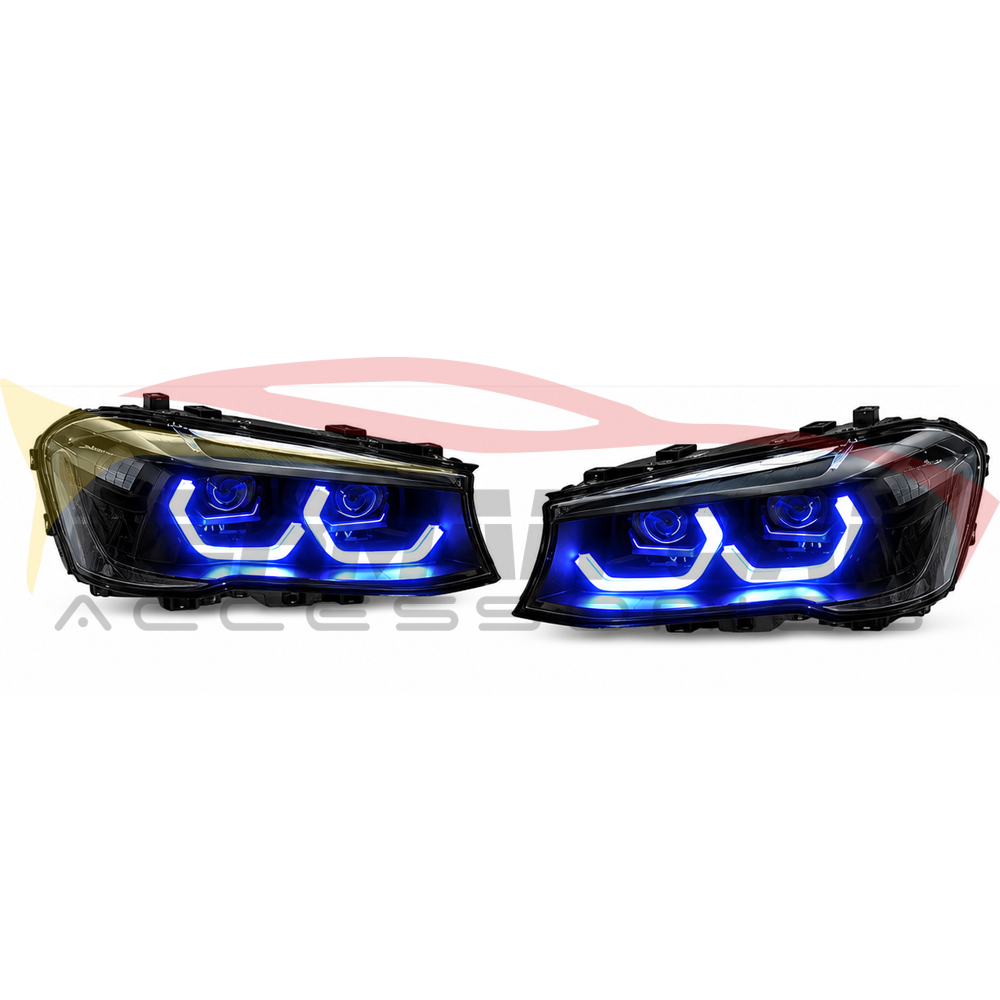 2011-2018 BMW X3/X4 3-Colors DRL Ikon Style LED Headlights | F25/F26 - Headlights