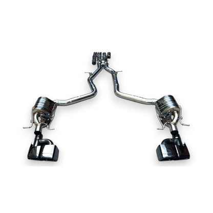 2012-2018 Mercedes CLS63 AMG Valved Sport Exhaust System | W218 Stainless Steel Exhaust / Chrome Tips Exhausts