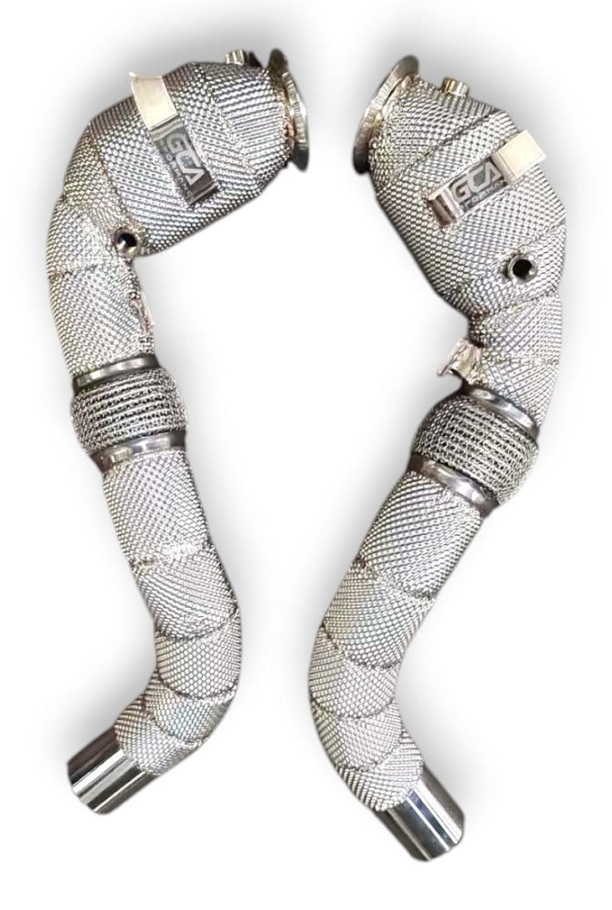 2011-2019 Bmw 650I Downpipes | F06/F12/F13 Yes Heat Shield / Racing Downpipe (No Cat)