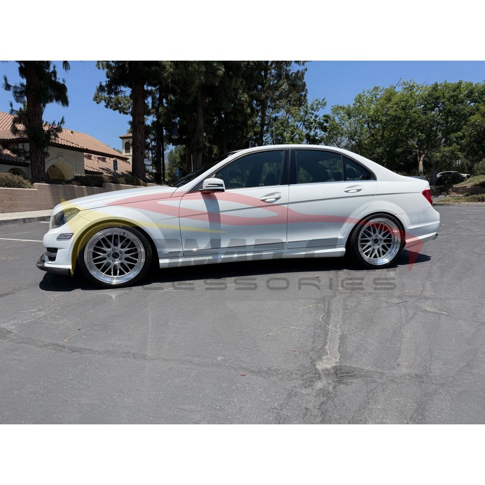 2012-2014 Mercedes-Benz C-Class Carbon Fiber Front Lip | W204 - Front Lips/Splitters