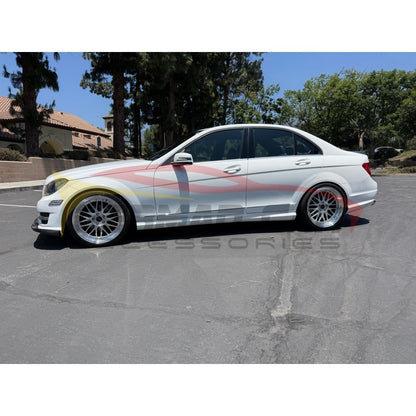 2012-2014 Mercedes-Benz C-Class Carbon Fiber Front Lip | W204 - Front Lips/Splitters