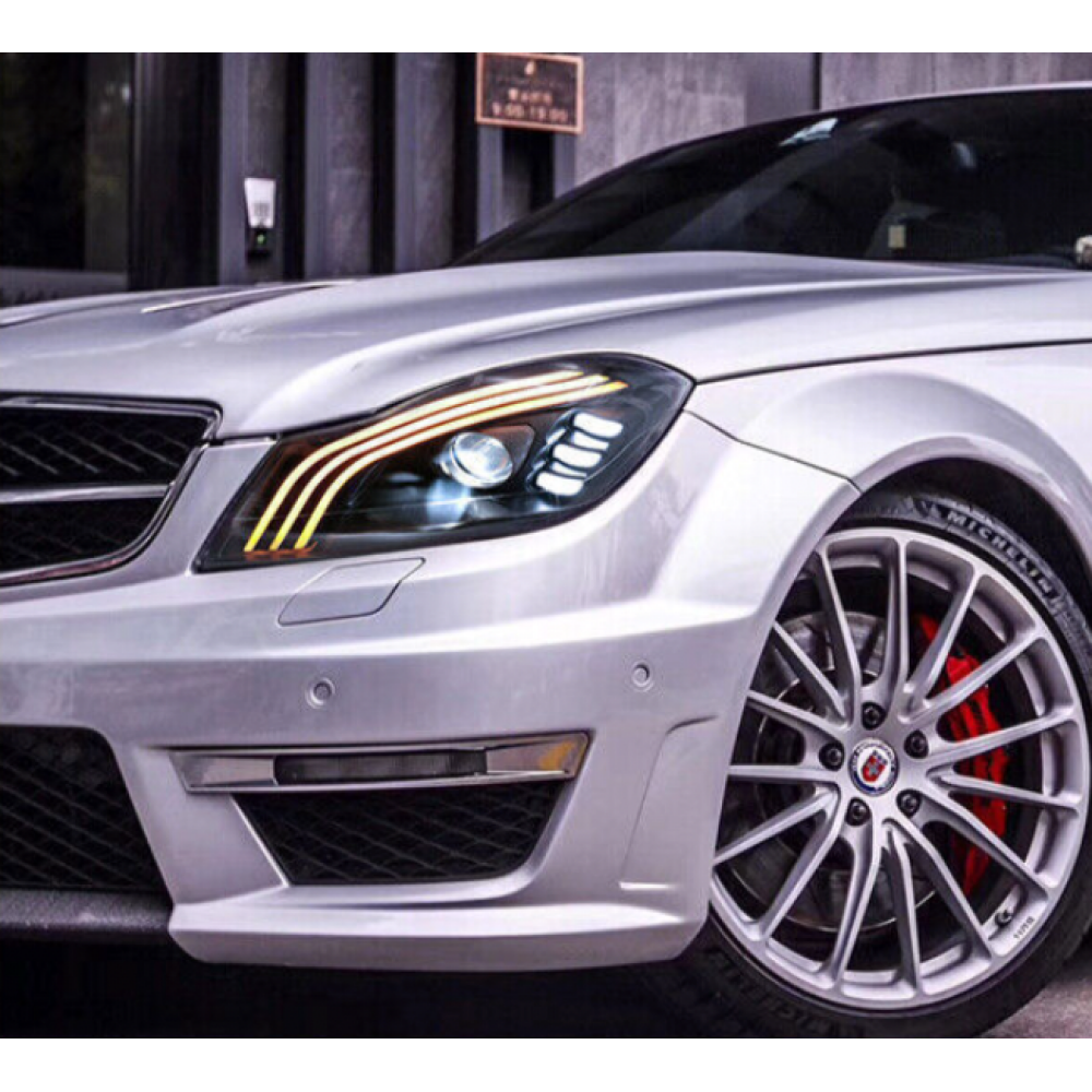 2012-2014 Mercedes-Benz C-Class Lci Style Led Headlights | W204