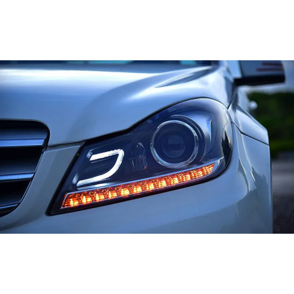 2012-2014 Mercedes-Benz C-Class Oem Style Led Headlights | W204 Lci