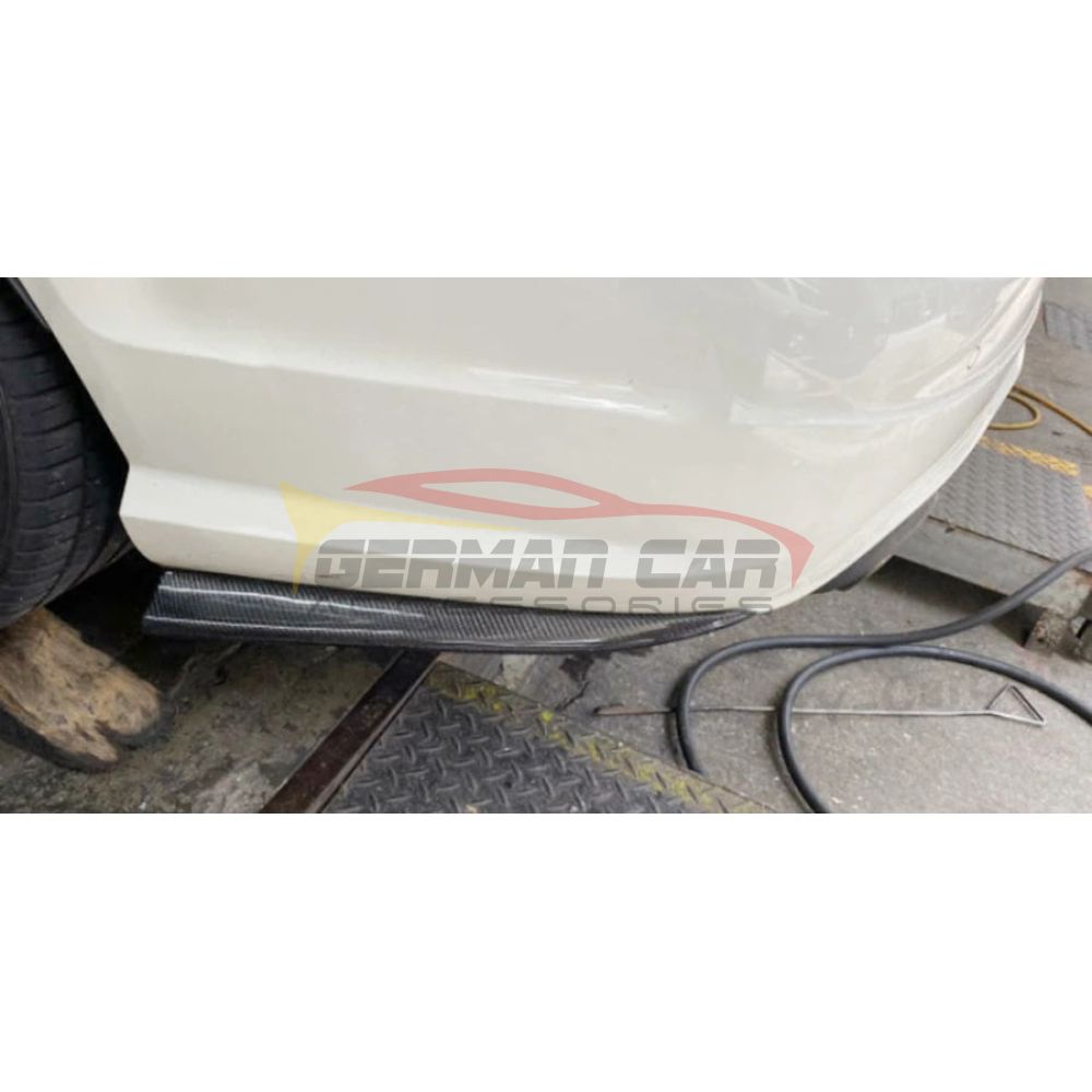 2012-2014 Mercedes C63 AMG Carbon Fiber Rear Bumper Splitters I W204 - Additional Accessories