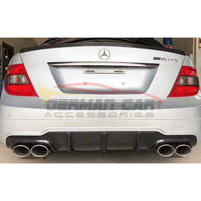 2012-2014 Mercedes C63 AMG Carbon Fiber Rear Diffuser I W204 - Rear Diffusers
