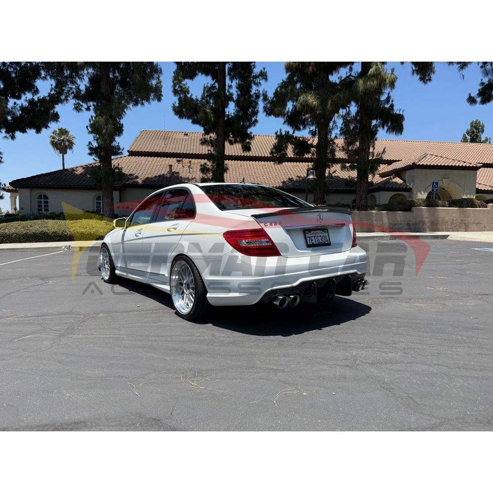 2012-2014 Mercedes C63 AMG Carbon Fiber Rear Diffuser I W204 - Rear Diffusers