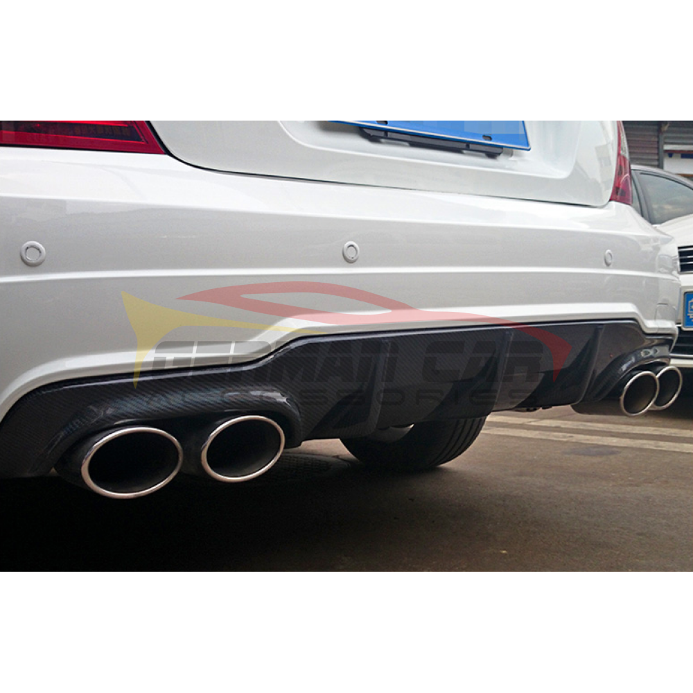 2012-2014 Mercedes C63 AMG Carbon Fiber Rear Diffuser I W204 - Rear Diffusers