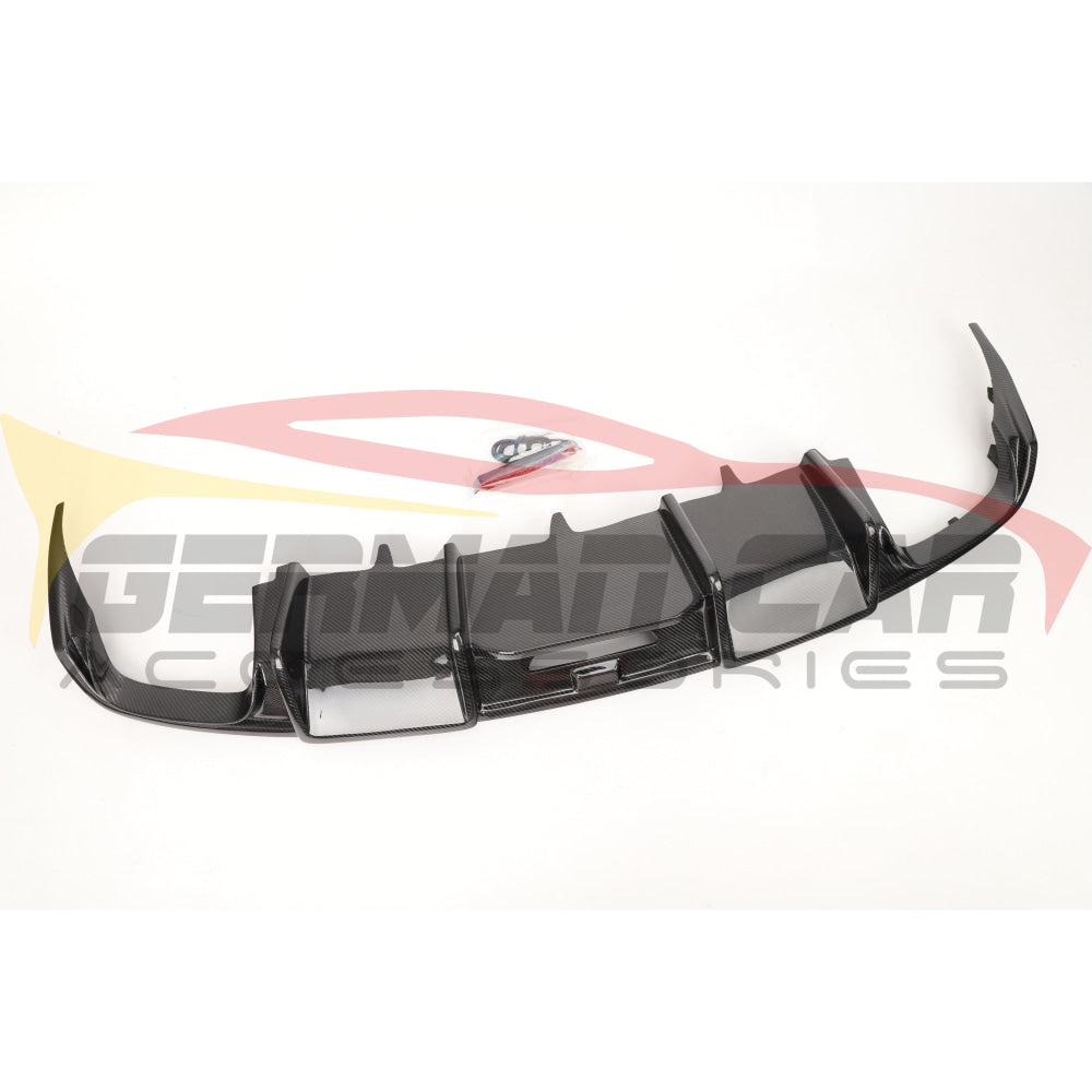 2012-2015 Audi A6/s6 Carbon Fiber Kb Style Diffuser With Led Brake Light | C7