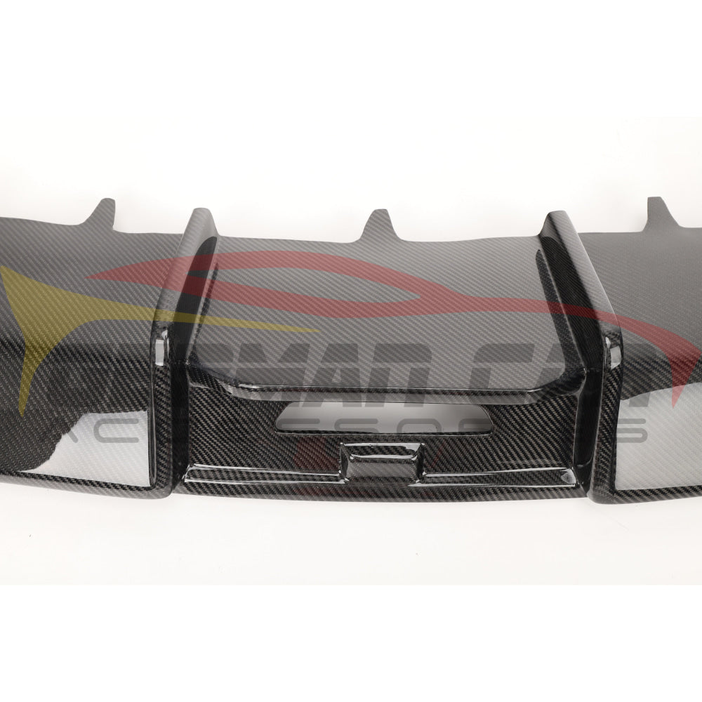 2012-2015 Audi A6/s6 Carbon Fiber Kb Style Diffuser With Led Brake Light | C7