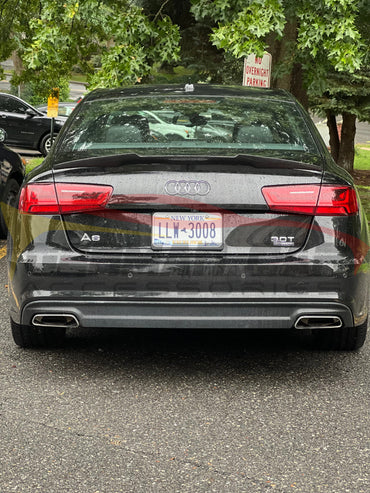 2012-2015 Audi A6/S6 V Style Carbon Fiber Trunk Spoiler | C7 Rear Spoilers