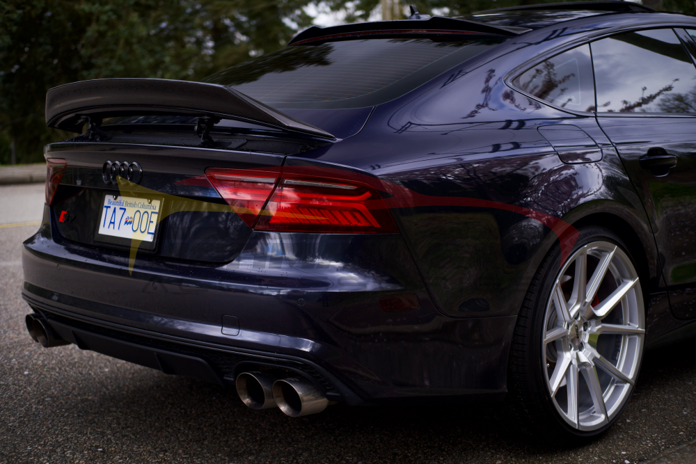 2012 - 2015 Audi A7/S7/Rs7 Renntech Style Carbon Fiber Trunk Spoiler | C7 Rear Spoilers