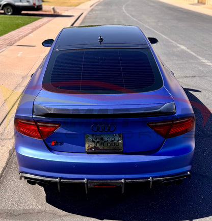2012-2015 Audi A7/S7/RS7 Renntech Style Carbon Fiber Trunk Spoiler | C7 A7/S7/RS7 Rear Trunk Spoilers