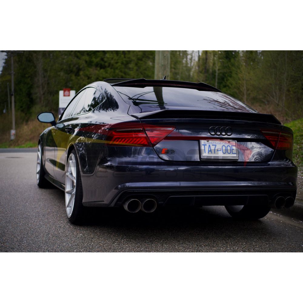 2012 - 2015 Audi A7/S7/Rs7 Renntech Style Carbon Fiber Trunk Spoiler | C7 Rear Spoilers