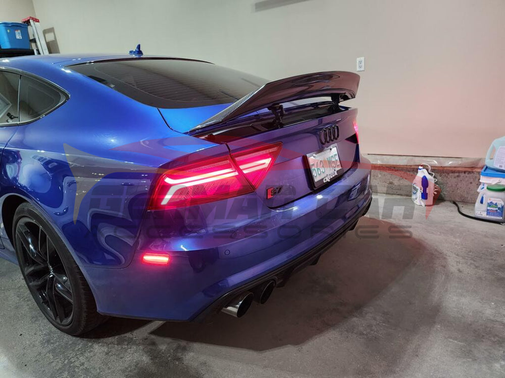 2012-2015 Audi A7/S7/Rs7 Renntech Style Carbon Fiber Trunk Spoiler | C7 Rear Spoilers