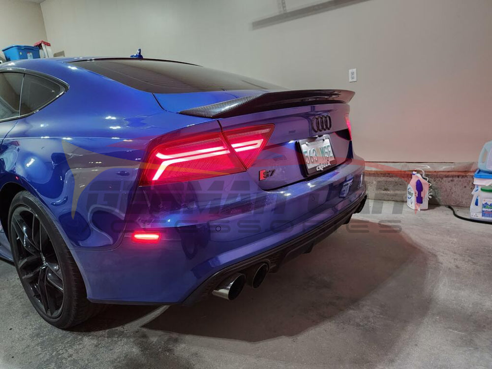 2012-2015 Audi A7/S7/Rs7 Renntech Style Carbon Fiber Trunk Spoiler | C7 Rear Spoilers
