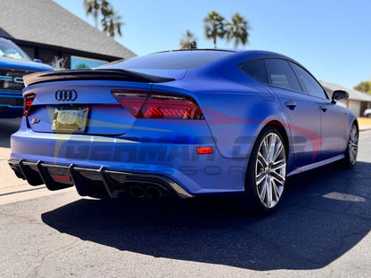2012-2015 Audi A7/S7/RS7 Renntech Style Carbon Fiber Trunk Spoiler | C7 A7/S7/RS7 Rear Trunk Spoilers