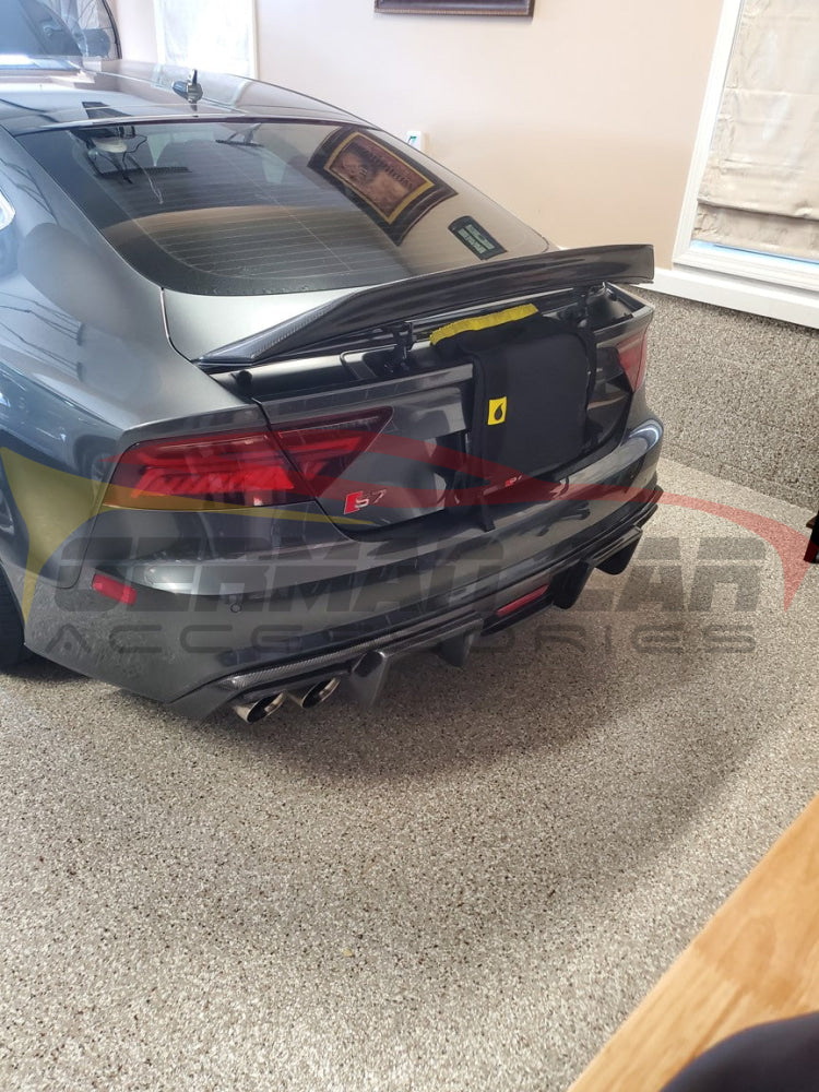 2012-2015 Audi A7/S7/Rs7 Renntech Style Carbon Fiber Trunk Spoiler | C7 Rear Spoilers