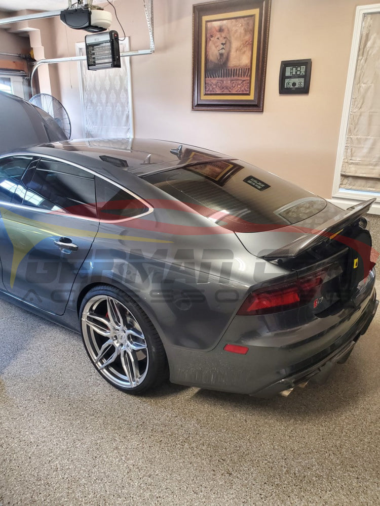 2012-2015 Audi A7/S7/Rs7 Renntech Style Carbon Fiber Trunk Spoiler | C7 Rear Spoilers