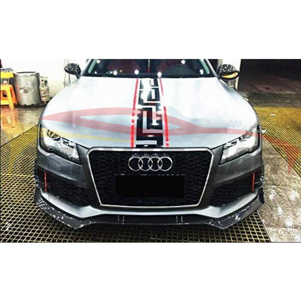 2012-2015 Audi Rs7 Carbon Fiber Style Front Lip | C7