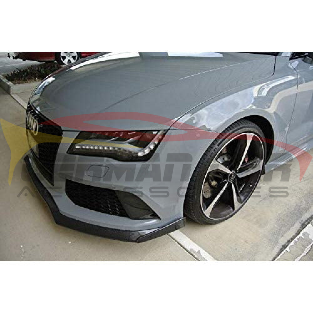 2012-2015 Audi Rs7 Carbon Fiber Style Front Lip | C7