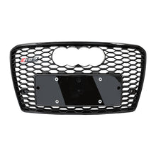 Load image into Gallery viewer, 2012-2015 Audi Rs7 Honeycomb Grille | C7 A7/s7 Black Frame Net With Emblem / Yes Front Camera Chrome
