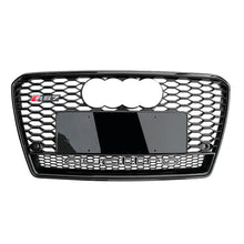 Load image into Gallery viewer, 2012-2015 Audi Rs7 Honeycomb Grille With Quattro In Lower Mesh | C7 A7/s7 Black Frame Net Emblem /
