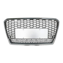 Load image into Gallery viewer, 2012-2015 Audi Rs7 Style Honeycomb Grille With Lower Mesh | C7 A7/S7 Chrome Silver Frame / Yes
