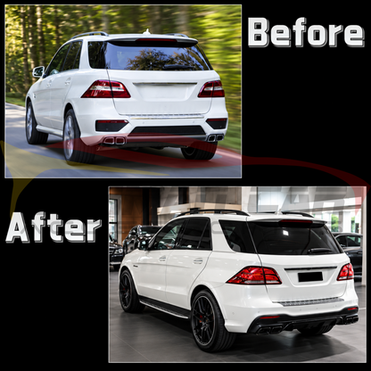 2012-2015 Mercedes-Benz ML-Class/ML63 AMG Facelift Style LED Taillights | W166 - Taillights