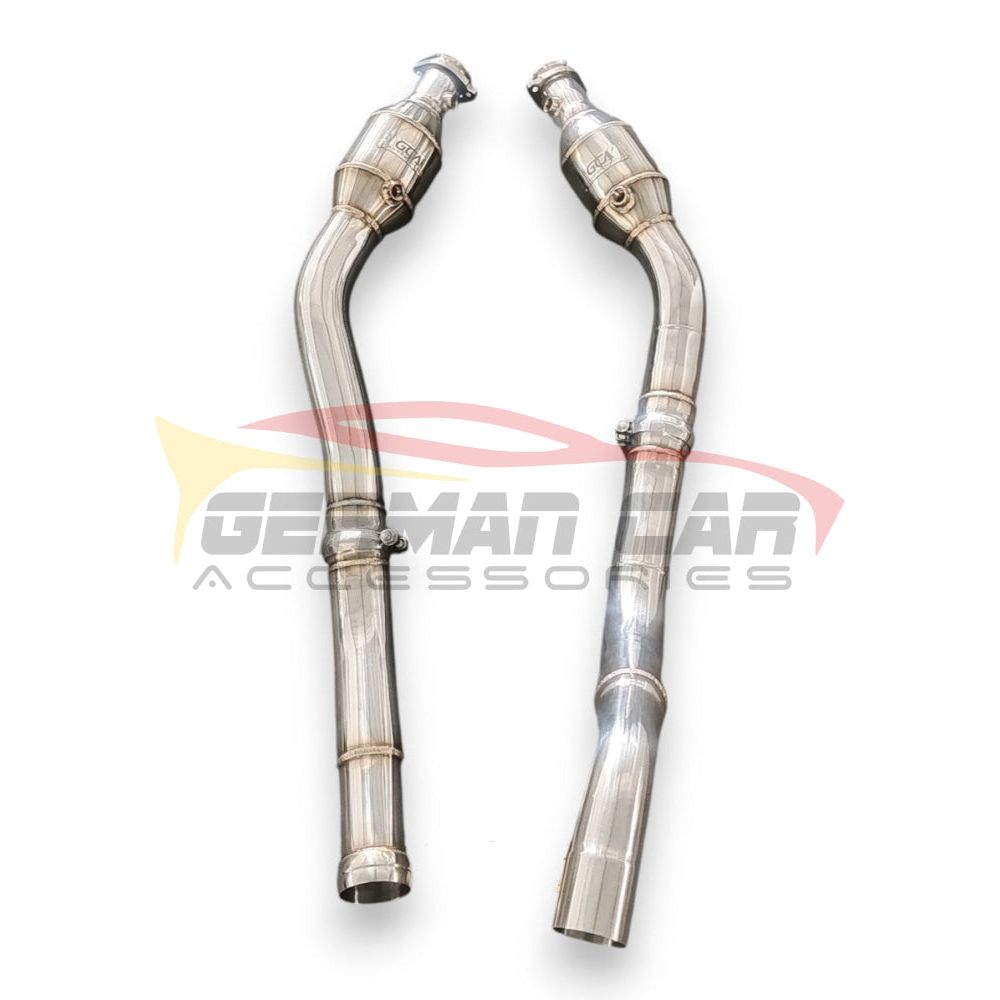 2012-2015 Mercedes GL63 AMG Downpipes | W166 No Heat Shield / 200 Cell Euro 6 Sport High Flow Cat Downpipes