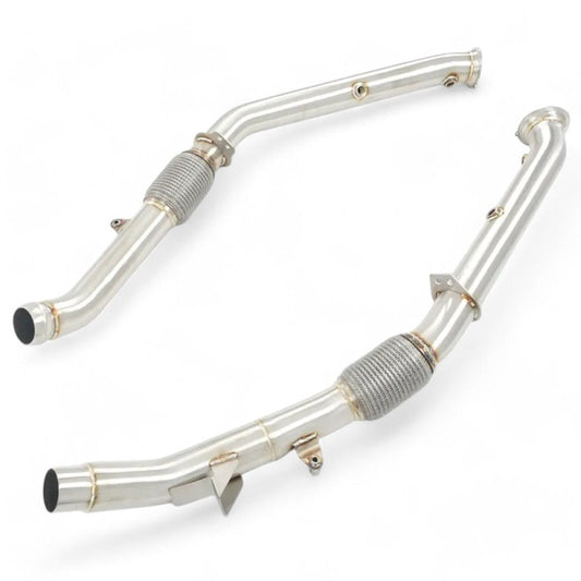 2012-2015 Mercedes Ml350/Ml400 Downpipes | W166/C292 Yes Heat Shield / Racing Downpipe (No Cat)