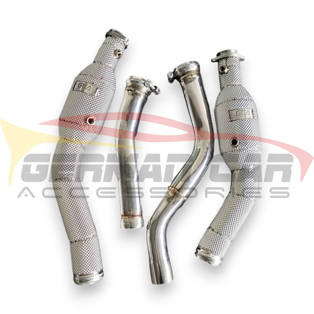 2016-2019 Mercedes Gle63 Amg Downpipes | W166 Yes Heat Shield / 200 Cell Euro 6 Sport High Flow Cat