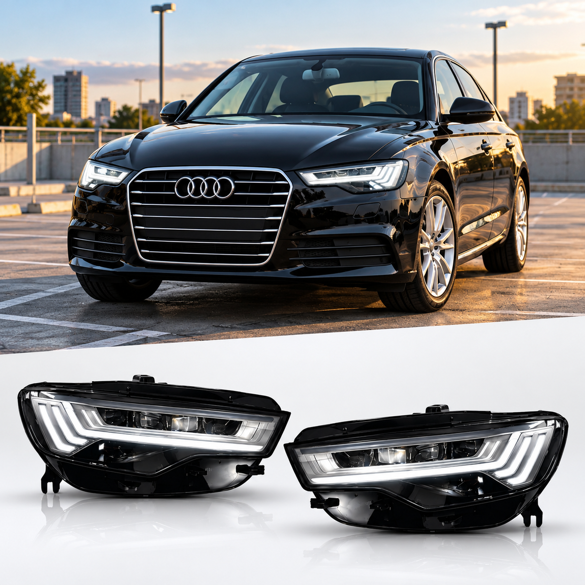 2012-2015 Audi A6/S6 C8-Style LED Headlights | C7