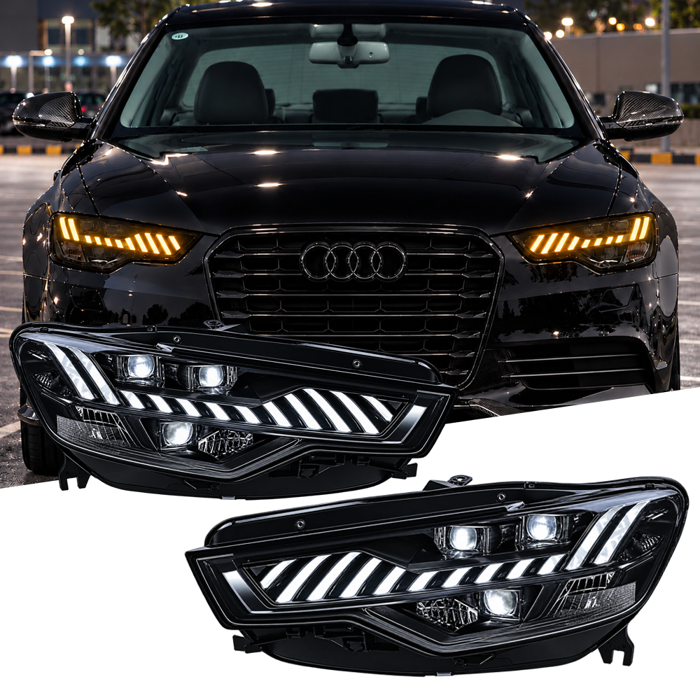 2012-2015 Audi A6/S6 RS Style LED Headlights | C7