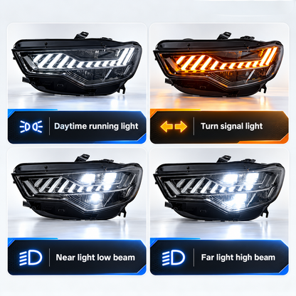 2012-2015 Audi A6/S6 RS Style LED Headlights | C7