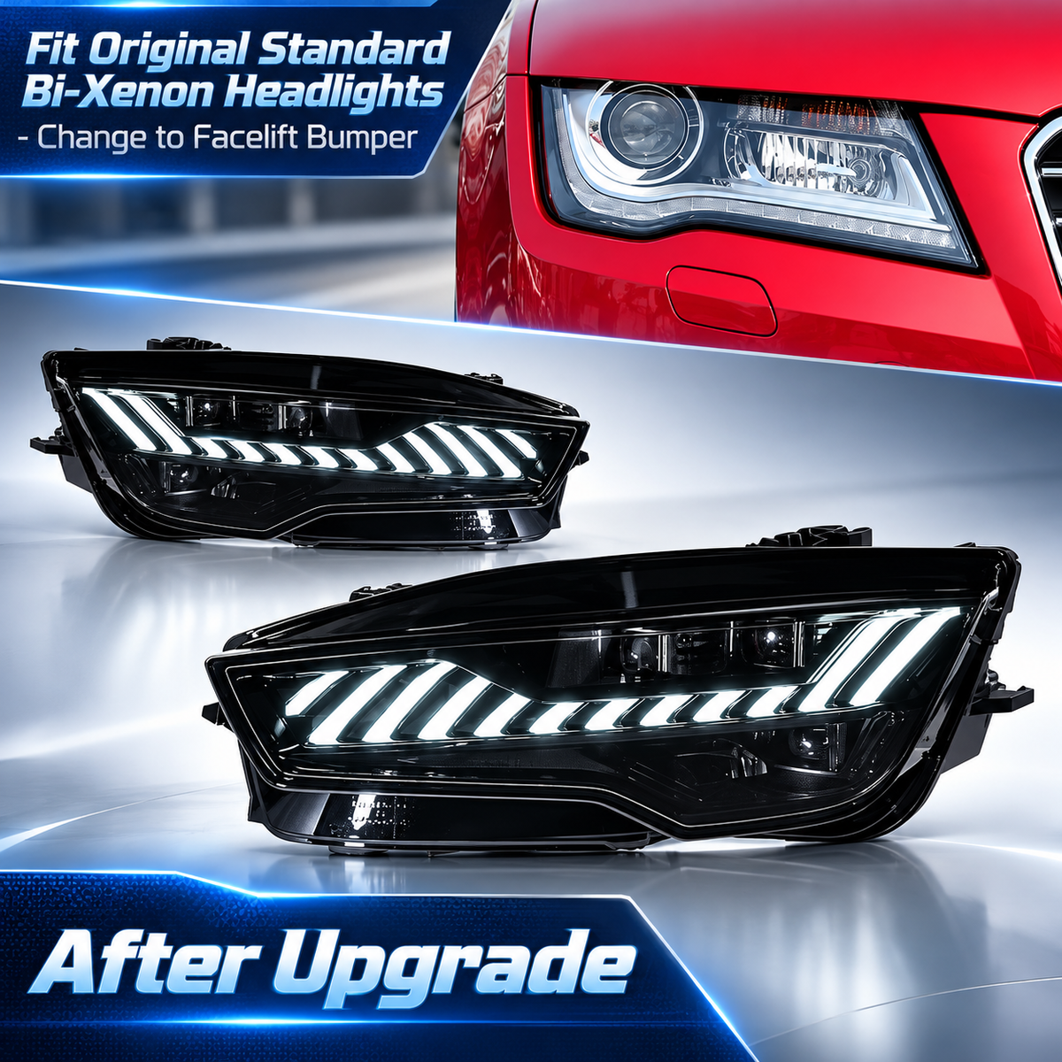 2012-2015 Audi A7/S7/RS7 Matrix Style LED Headlights | C7