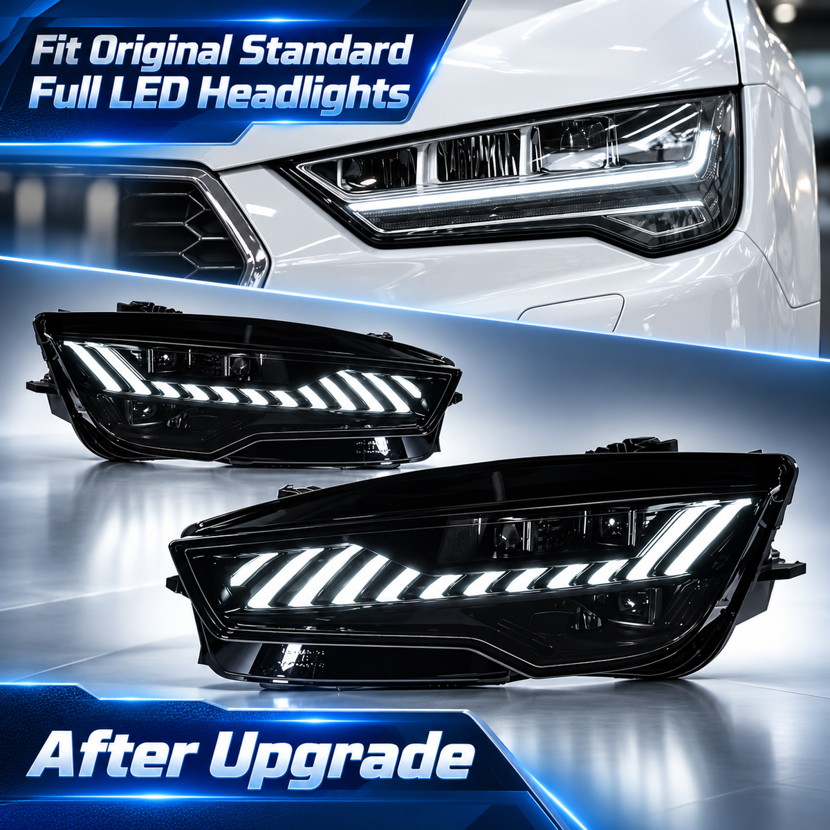 2012-2015 Audi A7/S7/RS7 Matrix Style LED Headlights | C7