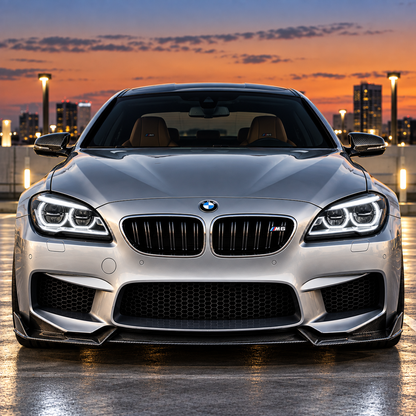 2012-2015 BMW 6-Series/M6 Yellow-White DRL Ikon Style LED Headlights | F06/F12/F13 Pre-LCI