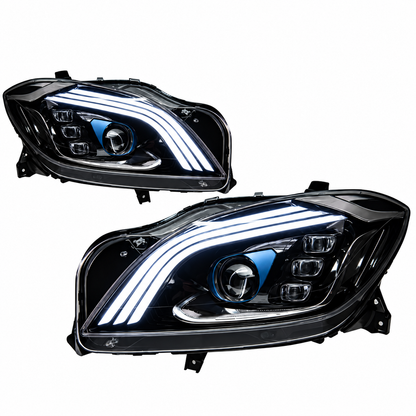 2012-2015 Mercedes-Benz ML-Class LED Headlights | W166 Pre-Facelift