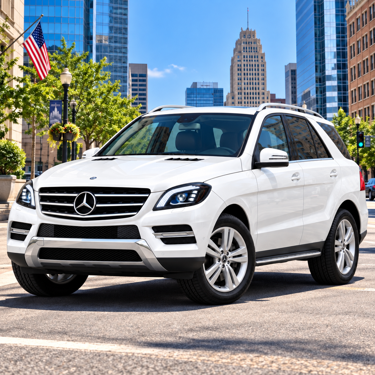 2012-2015 Mercedes-Benz ML-Class LED Headlights | W166 Pre-Facelift